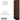 12-inch Wide Single Tier Designer Wood Locker - 1 Wide - 5 Feet High - 21-inch Deep by Salsbury – Mahogany – Silver Resettable Combination Locks by Salsbury