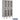 12-inch Wide Single Tier See-Through Metal Locker - 3 Wide - 5 Feet High - 12-inch Deep by Salsbury – Gray – Unassembled by Salsbury