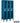 12-inch Wide Single Tier See-Through Metal Locker - 3 Wide - 5 Feet High - 12-inch Deep by Salsbury – Blue – Assembled by Salsbury