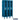 12-inch Wide Single Tier See-Through Metal Locker - 3 Wide - 5 Feet High - 15-inch Deep by Salsbury – Blue – Assembled by Salsbury