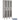 12-inch Wide Single Tier See-Through Metal Locker - 3 Wide - 6 Feet High - 12-inch Deep by Salsbury – Gray – Assembled by Salsbury