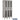12-inch Wide Single Tier See-Through Metal Locker - 3 Wide - 6 Feet High - 18-inch Deep by Salsbury – Gray – Assembled by Salsbury