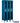 12-inch Wide Single Tier See-Through Metal Locker - 3 Wide - 6 Feet High - 18-inch Deep by Salsbury – Blue – Assembled by Salsbury