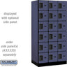 12-inch Wide Six Tier Box Style Designer Wood Locker - 3 Wide - 6 Feet High - 21-inch Deep by Salsbury – Blue – Hasps by Salsbury
