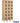 12-inch Wide Six Tier Box Style See-Through Metal Locker - 3 Wide - 6 Feet High - 15-inch Deep by Salsbury – Tan – Assembled by Salsbury
