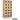 12-inch Wide Six Tier Box Style See-Through Metal Locker - 3 Wide - 6 Feet High - 15-inch Deep by Salsbury – Tan – Unassembled by Salsbury