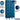 12-inch Wide Six Tier Box Style Vented Metal Locker - 3 Wide - 6 Feet High - 12-inch Deep by Salsbury – Blue – Assembled by Salsbury (view 2)