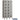 12-inch Wide Six Tier Box Style Vented Metal Locker - 3 Wide - 6 Feet High - 18-inch Deep by Salsbury – Gray – Assembled by Salsbury