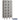 12-inch Wide Six Tier Box Style Vented Metal Locker - 3 Wide - 6 Feet High - 18-inch Deep by Salsbury – Gray – Unassembled by Salsbury