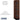 12-inch Wide Triple Tier Designer Wood Locker - 1 Wide - 5 Feet High - 21-inch Deep by Salsbury – Mahogany – Silver Resettable Combination Locks by Salsbury