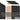12-inch Wide Triple Tier Designer Wood Locker - 1 Wide - 5 Feet High - 21-inch Deep by Salsbury – Black – Hasps by Salsbury (view 6)