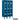 12-inch Wide Triple Tier See-Through Metal Locker - 3 Wide - 5 Feet High - 15-inch Deep by Salsbury – Blue – Unassembled by Salsbury