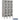12-inch Wide Triple Tier See-Through Metal Locker - 3 Wide - 5 Feet High - 15-inch Deep by Salsbury – Gray – Unassembled by Salsbury