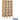 12-inch Wide Triple Tier See-Through Metal Locker - 3 Wide - 5 Feet High - 15-inch Deep by Salsbury – Tan – Assembled by Salsbury