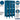 12-inch Wide Triple Tier See-Through Metal Locker - 3 Wide - 5 Feet High - 15-inch Deep by Salsbury – Blue – Assembled by Salsbury (view 2)
