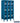 12-inch Wide Triple Tier See-Through Metal Locker - 3 Wide - 5 Feet High - 18-inch Deep by Salsbury – Blue – Assembled by Salsbury