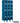 12-inch Wide Triple Tier See-Through Metal Locker - 3 Wide - 6 Feet High - 15-inch Deep by Salsbury – Blue – Assembled by Salsbury