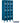 12-inch Wide Triple Tier See-Through Metal Locker - 3 Wide - 6 Feet High - 18-inch Deep by Salsbury – Blue – Assembled by Salsbury
