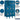 12-inch Wide Triple Tier Standard Metal Locker - 3 Wide - 5 Feet High - 18-inch Deep by Salsbury – Blue – Assembled by Salsbury (view 2)