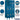 12-inch Wide Triple Tier Standard Metal Locker - 3 Wide - 6 Feet High - 18-inch Deep by Salsbury – Blue – Assembled by Salsbury (view 2)
