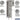 12-inch Wide Triple Tier Vented Metal Locker - 1 Wide - 5 Feet High - 18-inch Deep by Salsbury – Gray – Assembled by Salsbury (view 2)