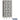 12-inch Wide Triple Tier Vented Metal Locker - 3 Wide - 6 Feet High - 15-inch Deep by Salsbury – Gray – Assembled by Salsbury
