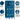 12-inch Wide Triple Tier Vented Metal Locker - 3 Wide - 6 Feet High - 15-inch Deep by Salsbury – Blue – Assembled by Salsbury (view 2)