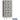 12-inch Wide Triple Tier Vented Metal Locker - 3 Wide - 6 Feet High - 18-inch Deep by Salsbury – Gray – Assembled by Salsbury