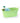 12" Lime Painted Oval Tub with Side Handles