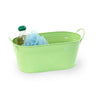12" Lime Painted Oval Tub with Side Handles