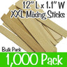 12" Long XXL Mixing Sticks / 1,000 Count - Bulk by Xen Stix