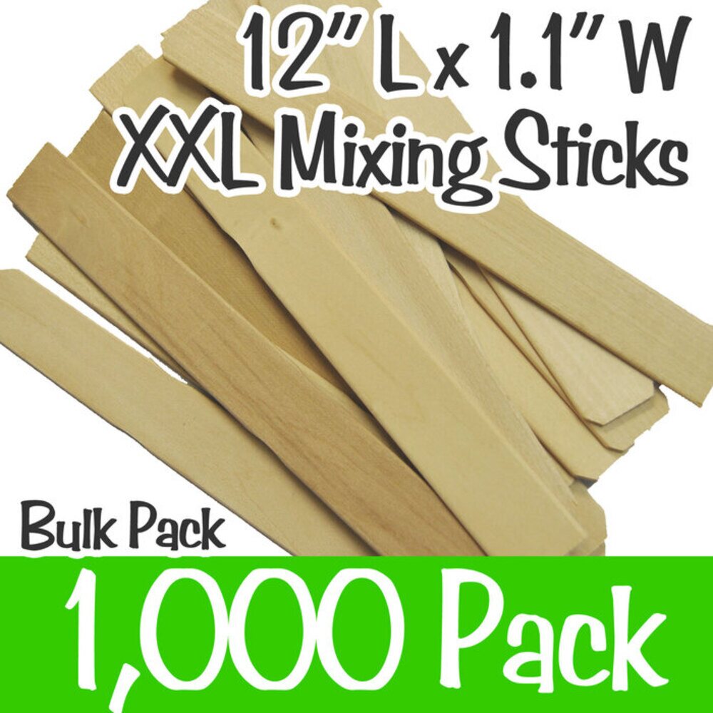 thumbnail image 2 of 5 Gallon Paint Stir Sticks Bulk 17 Inch, 50pc Wooden Paint Stirrers Mixing Paint 2 of 10