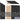 15-inch Wide Double Tier Designer Wood Locker - 1 Wide - 6 Feet High - 21-inch Deep by Salsbury – Black – Hasps by Salsbury (view 6)