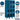 15-inch Wide Double Tier See-Through Metal Locker - 3 Wide - 6 Feet High - 15-inch Deep by Salsbury – Blue – Assembled by Salsbury (view 2)