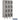 15-inch Wide Double Tier See-Through Metal Locker - 3 Wide - 6 Feet High - 18-inch Deep by Salsbury – Gray – Unassembled by Salsbury