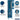 15-inch Wide Double Tier Vented Metal Locker - 1 Wide - 6 Feet High - 15-inch Deep by Salsbury – Blue – Assembled by Salsbury (view 2)