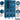 15-inch Wide Double Tier Vented Metal Locker - 3 Wide - 6 Feet High - 18-inch Deep by Salsbury – Blue – Assembled by Salsbury (view 2)