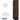 15-inch Wide Four Tier Designer Wood Locker - 1 Wide - 6 Feet High - 21-inch Deep by Salsbury – Mahogany – Silver Resettable Combination Locks by Salsbury