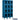 15-inch Wide Four Tier See-Through Metal Locker - 3 Wide - 6 Feet High - 15-inch Deep by Salsbury – Blue – Unassembled by Salsbury