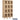 15-inch Wide Four Tier See-Through Metal Locker - 3 Wide - 6 Feet High - 15-inch Deep by Salsbury – Tan – Assembled by Salsbury