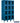 15-inch Wide Four Tier See-Through Metal Locker - 3 Wide - 6 Feet High - 18-inch Deep by Salsbury – Blue – Assembled by Salsbury