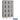 15-inch Wide Four Tier Vented Metal Locker - 3 Wide - 6 Feet High - 18-inch Deep by Salsbury – Gray – Unassembled by Salsbury