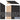 15-inch Wide Single Tier Designer Wood Locker - 1 Wide - 6 Feet High - 21-inch Deep by Salsbury – Black – Hasps by Salsbury (view 6)