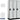 15-inch Wide Single Tier Designer Wood Locker - 3 Wide - 6 Feet High - 18-inch Deep by Salsbury – Gray – Hasps by Salsbury