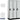 15-inch Wide Single Tier Designer Wood Locker - 3 Wide - 6 Feet High - 18-inch Deep by Salsbury – Gray – Silver Electronic Locks by Salsbury