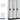 15-inch Wide Single Tier Designer Wood Locker - 3 Wide - 6 Feet High - 18-inch Deep by Salsbury – Gray – Silver Resettable Combination Locks by Salsbury