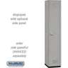 15-inch Wide Single Tier Heavy Duty Plastic Locker - 1 Wide - 6 Feet High - 18-inch Deep - Gray by Salsbury – Default Title by Salsbury