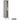 15-inch Wide Single Tier See-Through Metal Locker - 1 Wide - 6 Feet High - 18-inch Deep by Salsbury – Gray – Unassembled by Salsbury