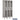 15-inch Wide Single Tier See-Through Metal Locker - 3 Wide - 6 Feet High - 15-inch Deep by Salsbury – Gray – Unassembled by Salsbury
