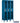 15-inch Wide Single Tier See-Through Metal Locker - 3 Wide - 6 Feet High - 15-inch Deep by Salsbury – Blue – Assembled by Salsbury